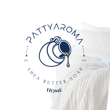Amber bottle of PattyAroma Home Linen Spray